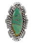 Turquoise And Genuine Sterling Silver Southwest Ring Size 6-3/4 YX86459